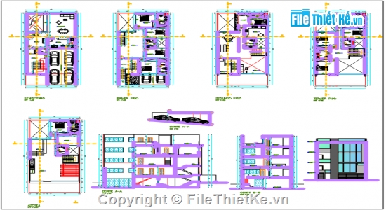 nhà 5 tầng,kiến trúc 5 tầng,nhà phố 5 tầng